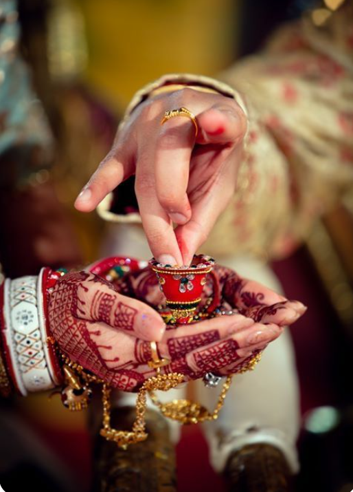Traditional Indian wedding ceremony — sacred matrimony ritual